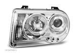 LAMPY CHRYSLER 300C 05- SOCZEWKI RINGI CHROME - 1