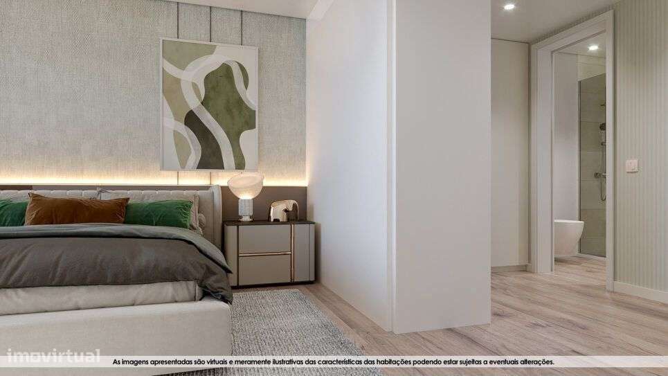 Apartamento T2 no ultimo piso, com varanda, virado a poente - Grande imagem: 2/16