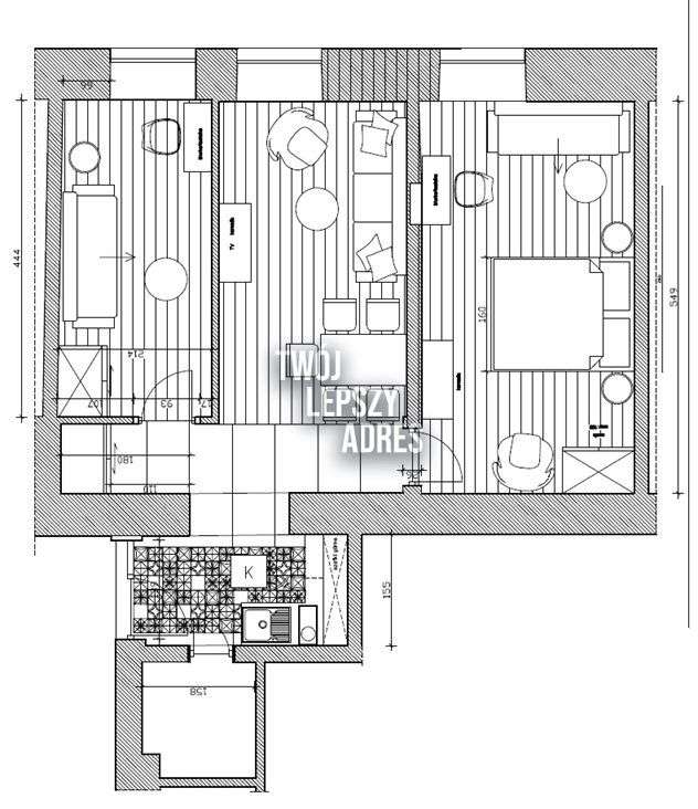 Stare Miasto - 3 Pokojowe Mieszkanie - Pełny obrazek: 4/20