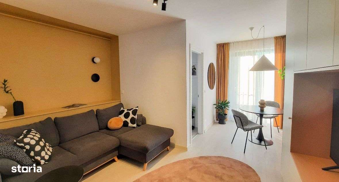 GARSONIERA HILS BRAUNER, PRIMA INCHIRIERE, PARCARE, METROU 7 MINUTE - Imagine principală: 1/8