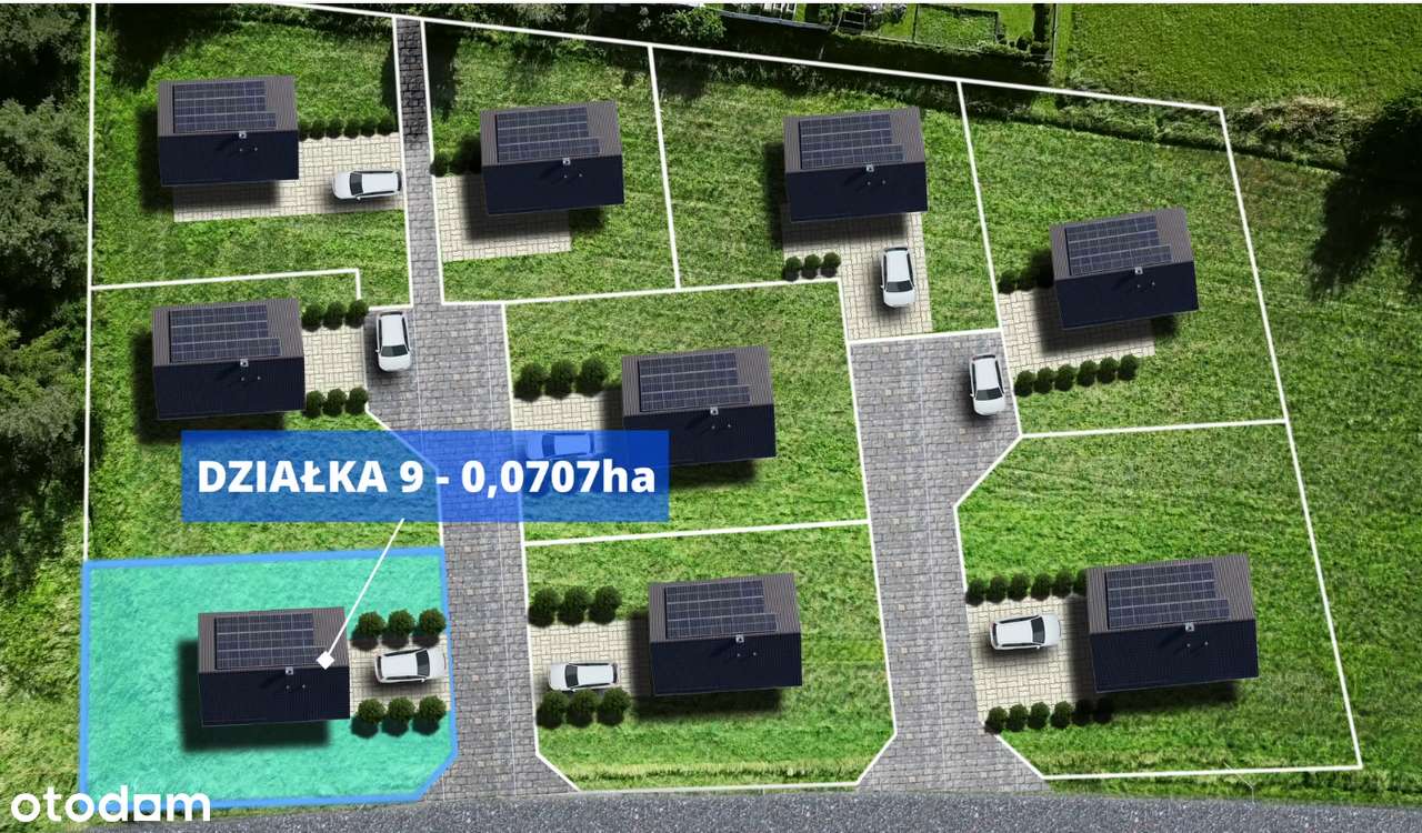 Urokliwe działki budowlane w Zbrosławicach - została ostatnia działka - Pełny obrazek: 4/6