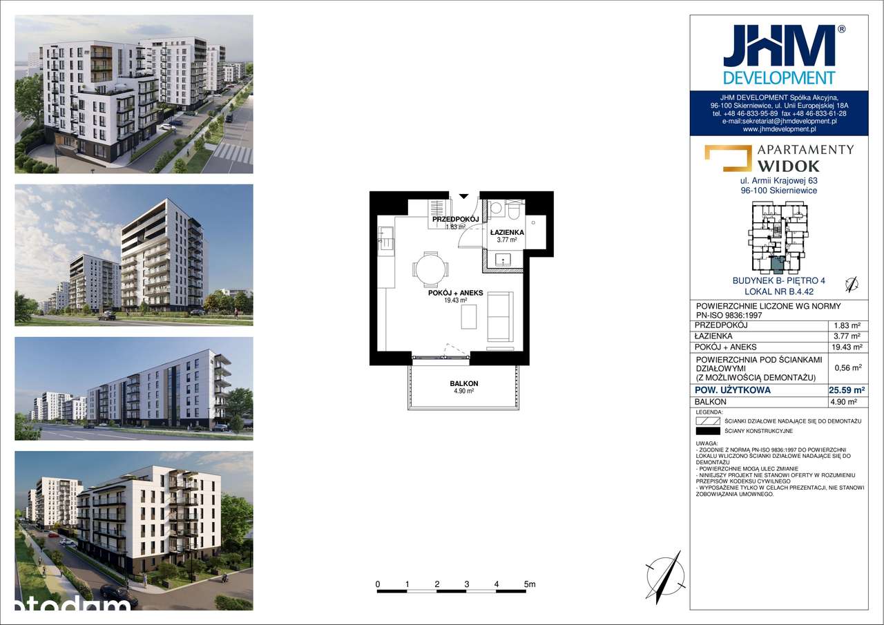Nowe Mieszkanie Apartamenty Widok | B.4.42 - Pełny obrazek: 3/8