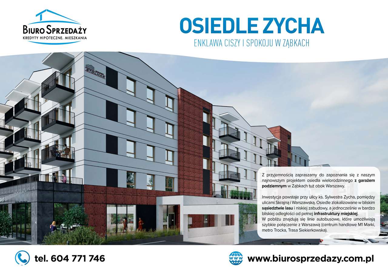 2 POKOJE Z BALKONEM W PRZESTRONNYM UKŁADZIE - Widok 4