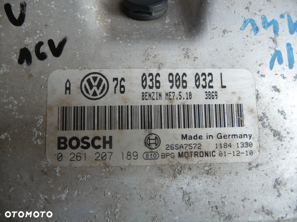 VW GOLF IV BORA 1.4 16V STEROWNIK SILNIKA 036906032L - 2