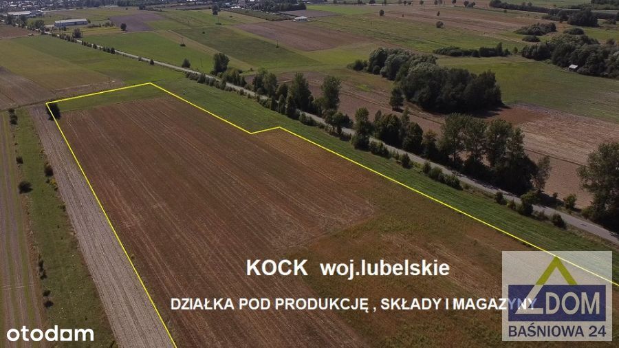 Kock -tereny pod składy, magazyny,produkcję  blisk