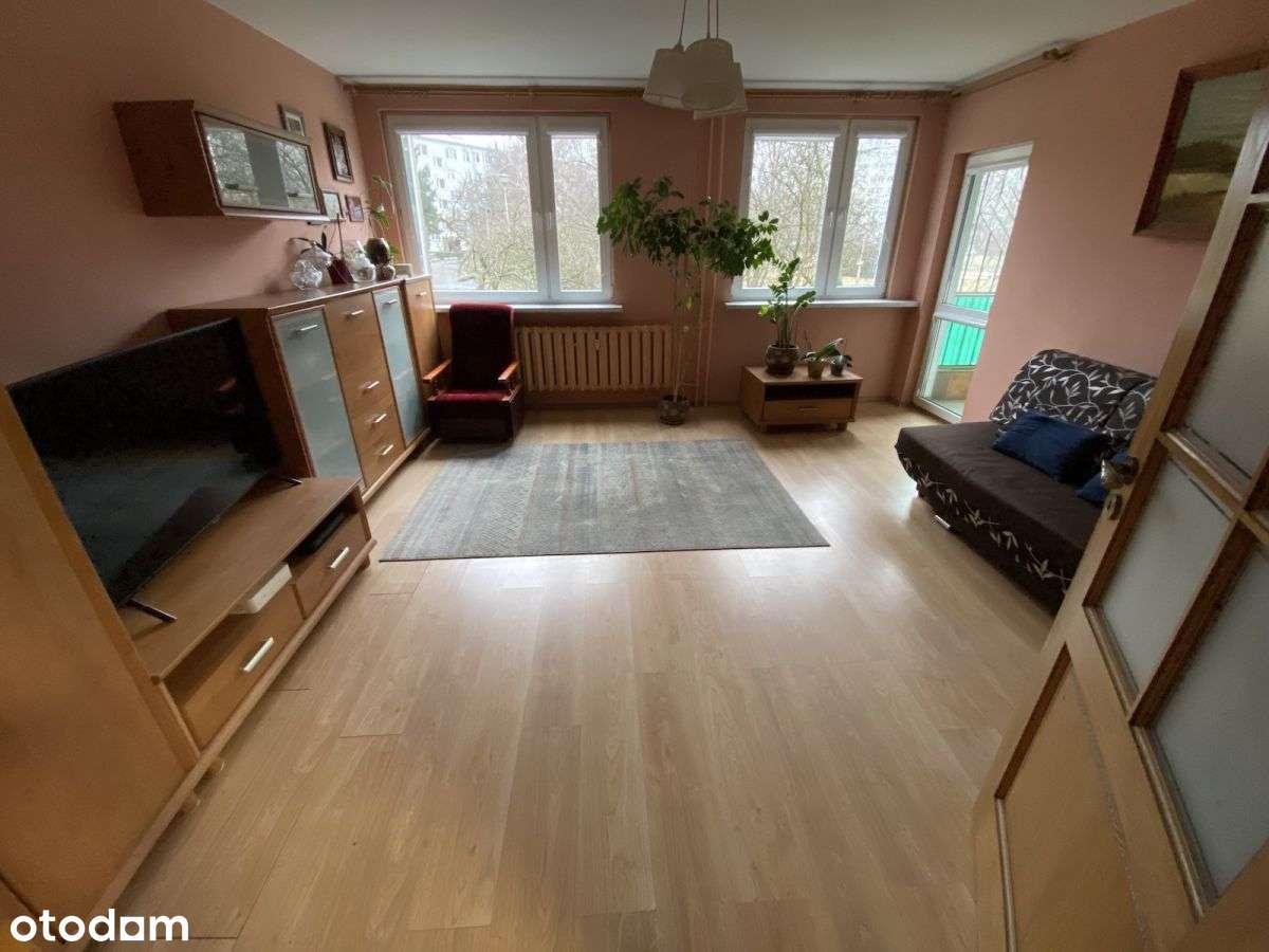 Mieszkanie 57,1 mkw, parter, rozkład, Różanka-0