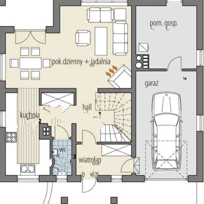 Nowy dom na Szlaku Orlich Gniazd i w otulinie Parku Krajobrazowego - Pełny obrazek: 5/6