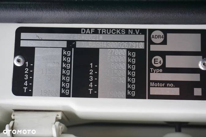 DAF XF 480 / ACC / EURO 6 / SSC / BDF / 7.15 , 7,45 , 7,82 M - 11