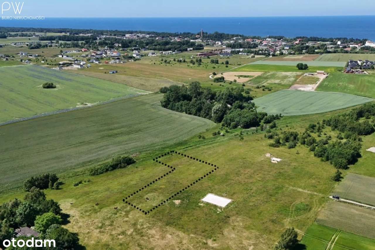 Duża działka z pozwoleniem na budowę