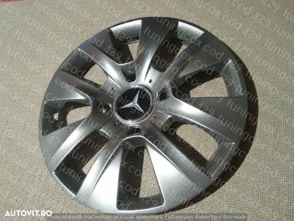 Capace roti MERCEDES-BENZ r16  la set de 4 buc,Capace janata aliaj - 2