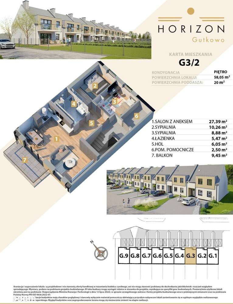 Ostatni dostępny apartamen Gutkowo ul.Kordeckiego - Pełny obrazek: 5/7