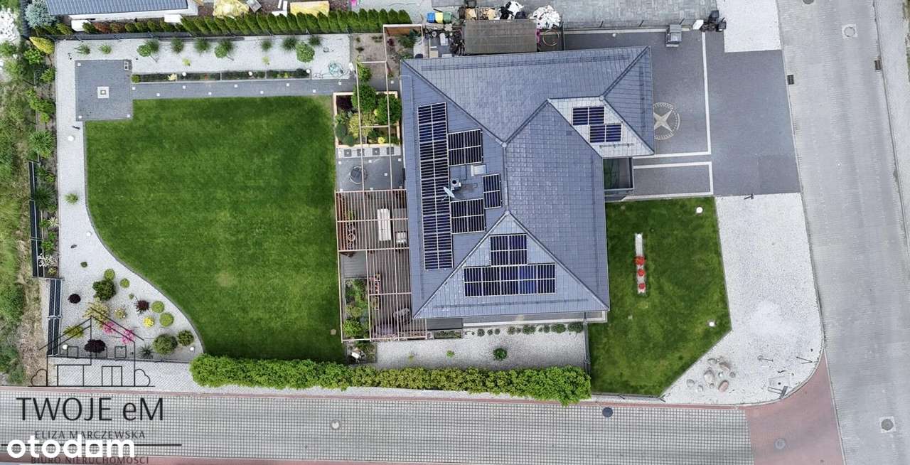 Energooszczędny inteligentny dom-piękny ogród-las-18