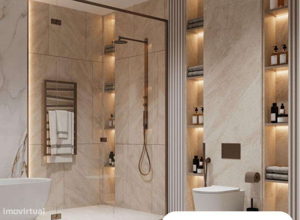 Moradia T4 de Luxo em Construção com Piscina de Água Salgada em...-15