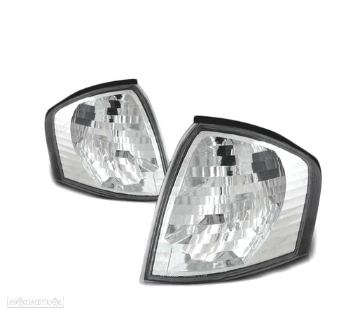 PISCAS FRONTAIS PARA MERCEDES W202 C-KLASA 93-00 CHROME CROMADO - 2