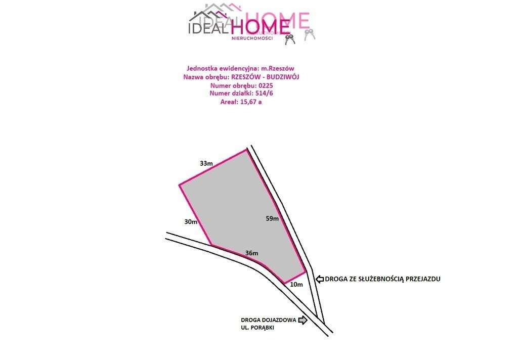 Działka na sprzedaż Rze. ul. Porąbki - 15,67a-13