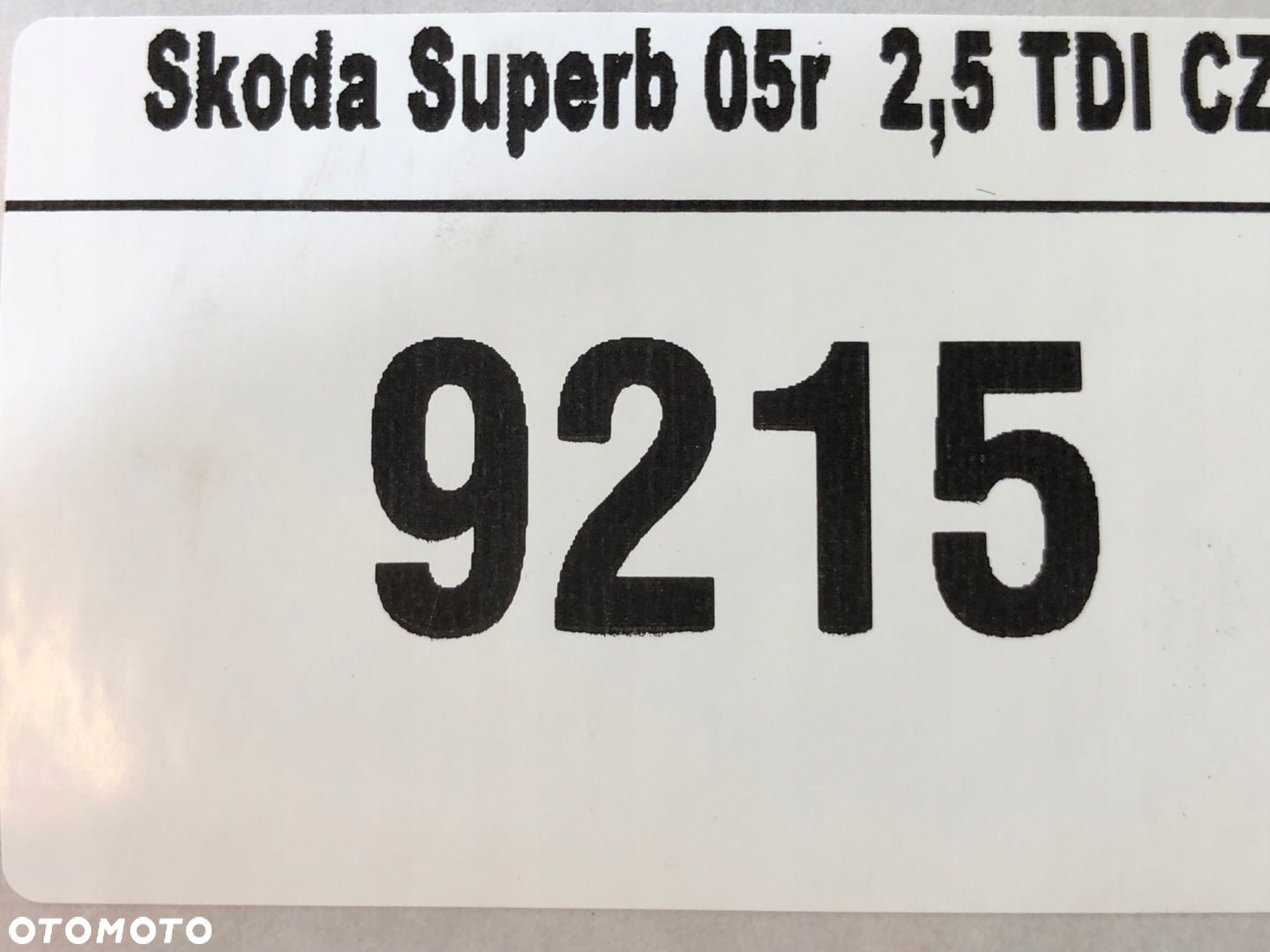 SKODA SUPERB I LISTWA DRZWI DOLNA PRAWY PRZÓD 9152 - 6