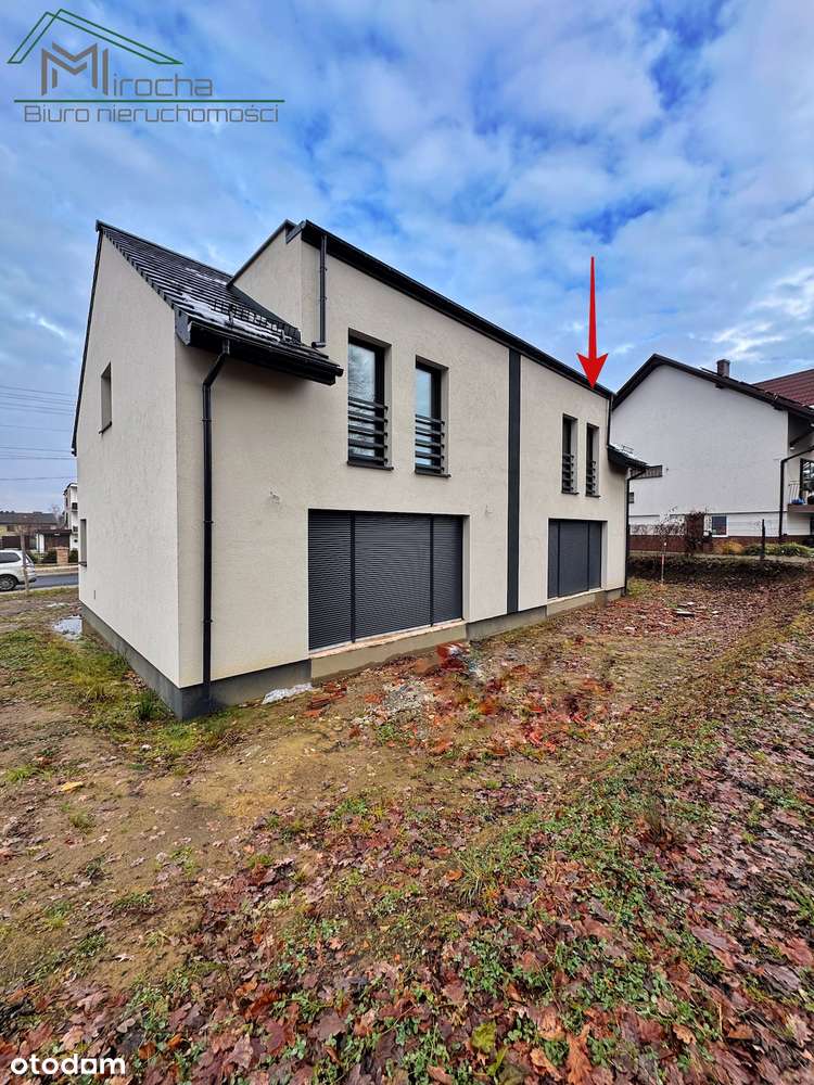 Bliźniak 104 m², stan surowy zamknięty, działka 358 m² - Pełny obrazek: 3/8