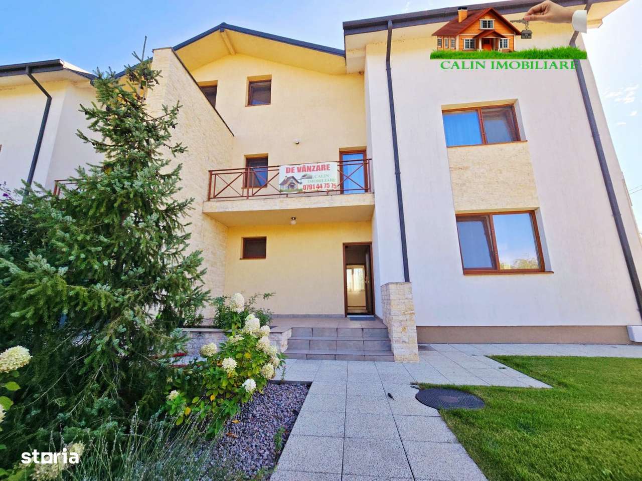 DUPLEX de LUX Mobilat 4 camere 3 BAI 230 mp TEREN 300mp VLĂDICENI Iasi - Imagine principală: 2/17