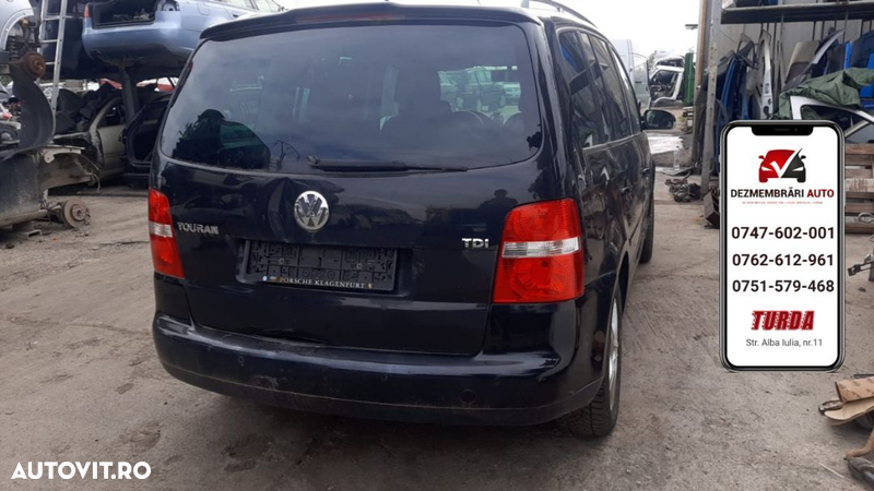 Dezmembrăm Volkswagen Touran 2005, 1.9 TDI, Cutie Automata DSG, cod motor BKC - 3