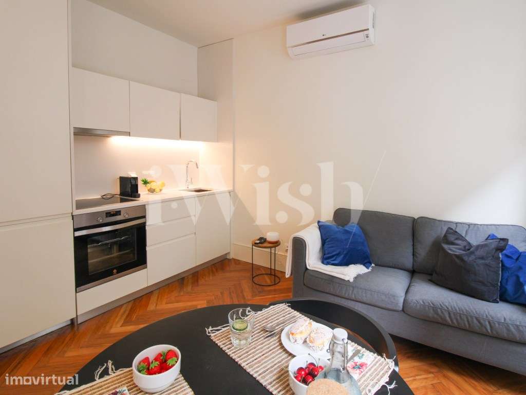Apartamento com 1 quarto, ar condicionado, renovado na Baixa do Porto - Grande imagem: 3/15