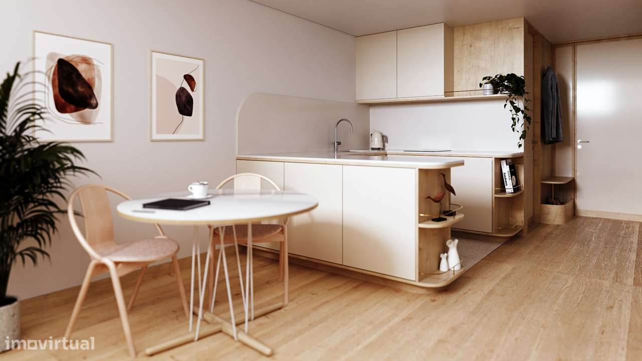 Apartamento T1 em primeira linha de rio em Gaia - Grande imagem: 4/6