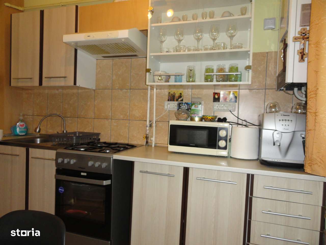 Apartament 2 camere etaj 1 Podgoria, 59 mp, centrala pe gaz - Imagine principală: 4/19