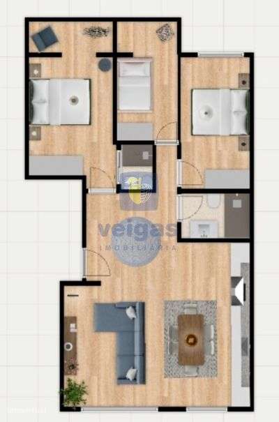 Apartamento renovado com 3 quartos em Benfica Lisboa-27