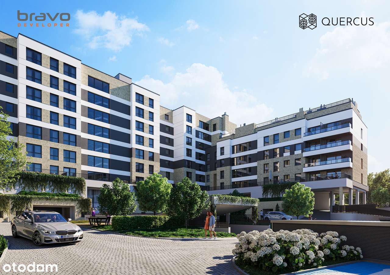 Quercus C.42.B przestrzeń dla rodziny 4 pokoje