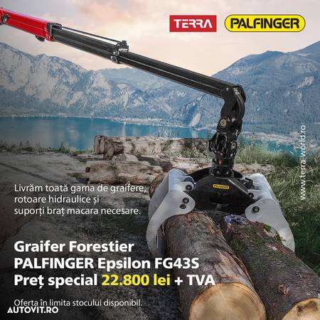 Graifer forestier Epsilon,deschidere falci 1880 mm,grosime falci 20 mm - 3