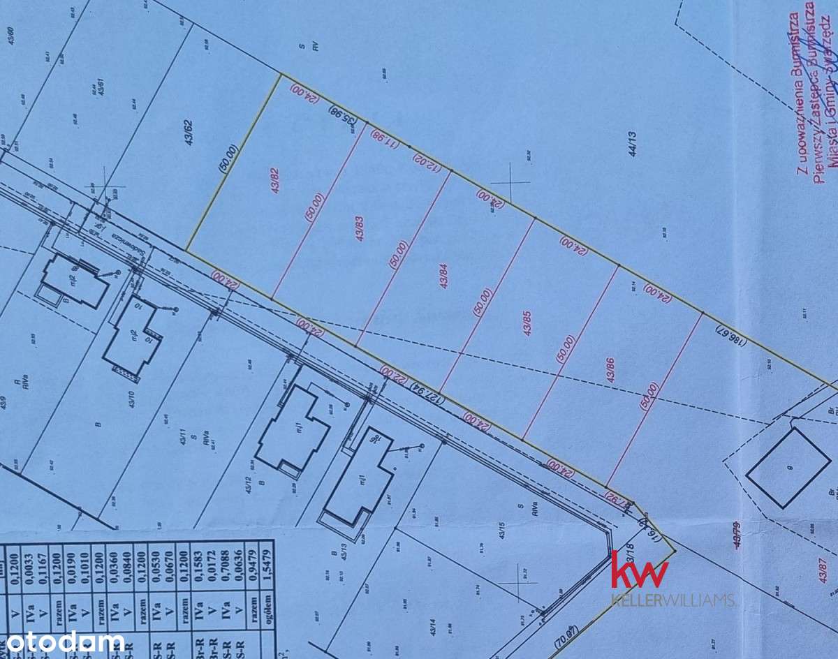 Działki budowlane 1200 m2 Zalasewo Rabowice - Pełny obrazek: 4/4