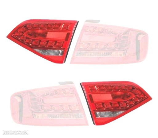 FAROLINS INTERIORES PARA AUDI A4 08-11 LED - 2