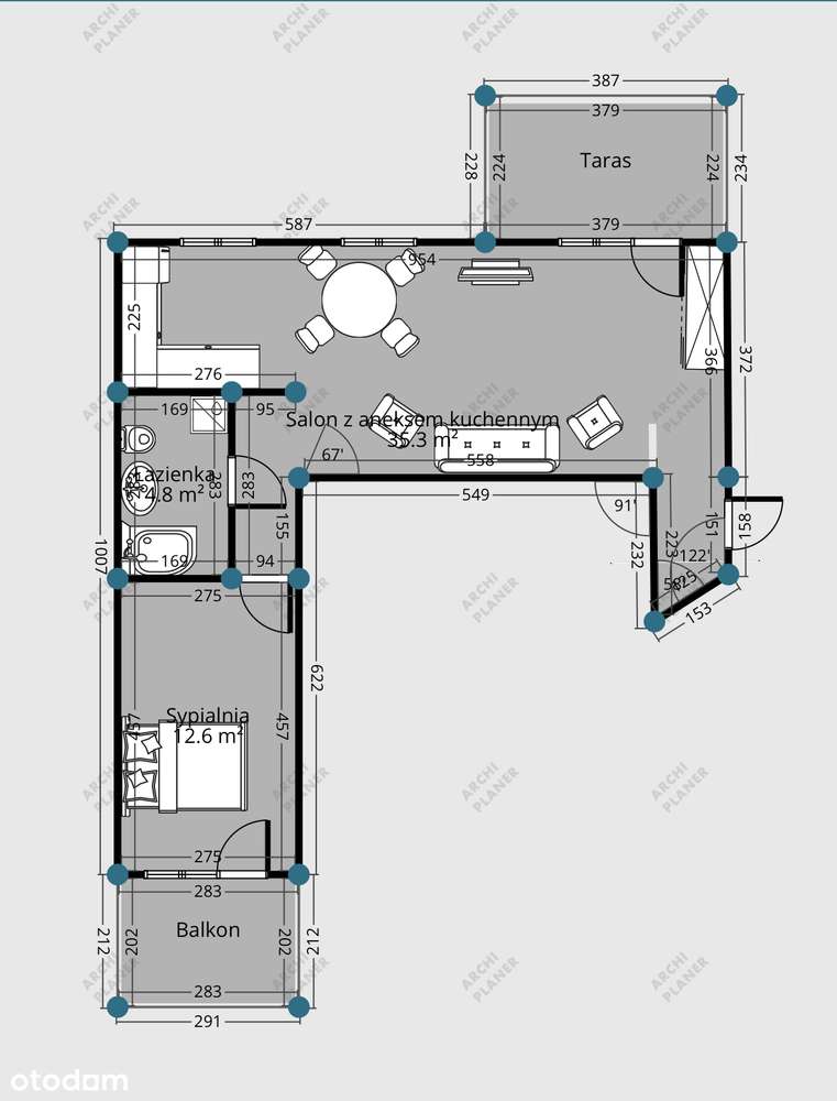 Zaledwie 250m od morza / plaży zachodniej. Pierwsza linia zabudowy.-14