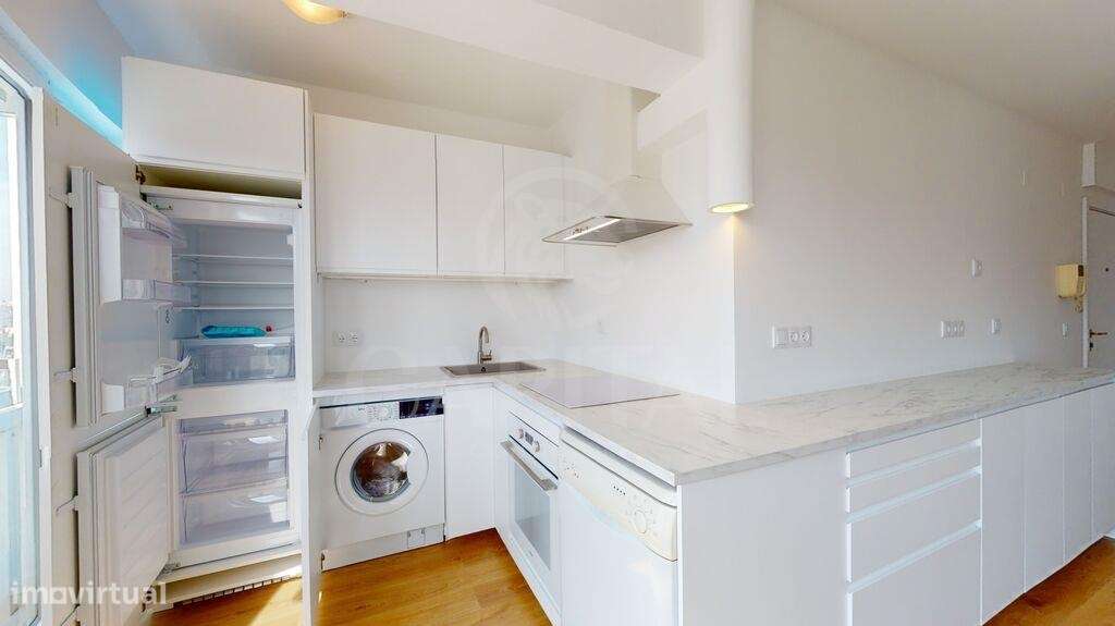 Apartamento T1 em Telheiras - Arrendamento, completamente remodelado - Grande imagem: 3/10