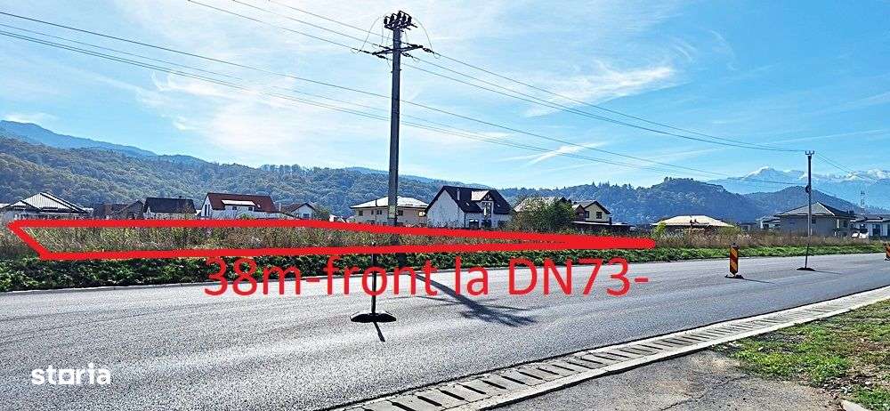 Intrare in Rasnov dinspre Brasov, zona de case noi, 1976mp, 80 euro/mp - Imagine principală: 1/15
