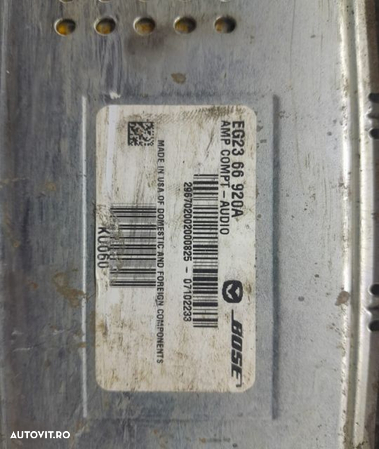 Amplificator audio BOSE eg2366920a Mazda CX-7 1  [din 2006 pana  2009] seria - 2