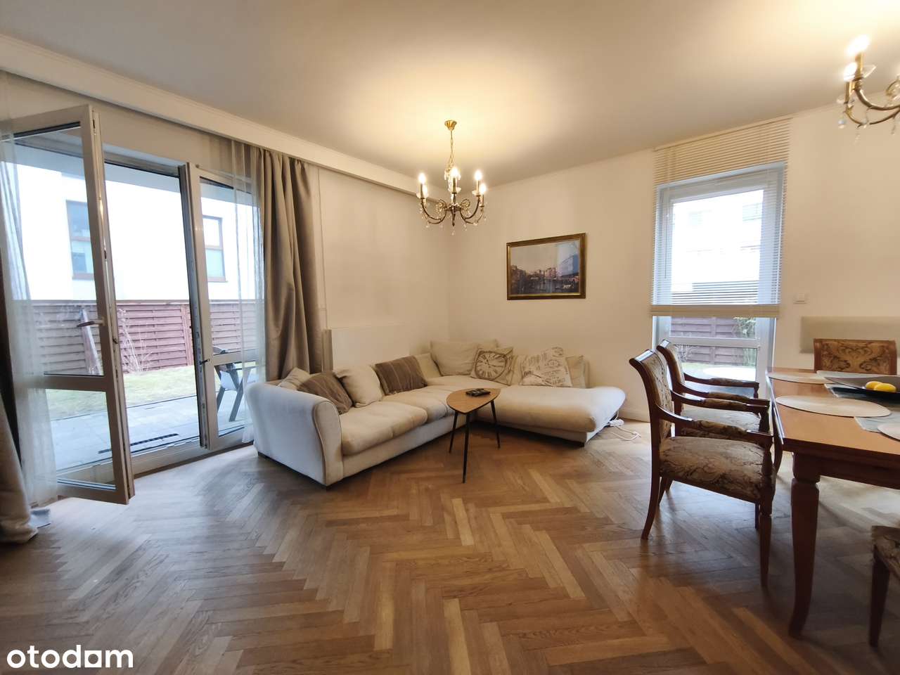 Na wynajem wyjątkowe mieszkanie z ogrodem w sercu Józefosławia - Pełny obrazek: 4/19