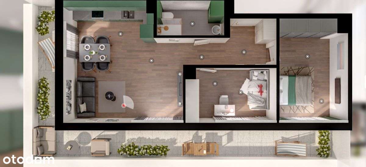 Mieszkanie 62.19m2 Ruczaj/Kraków.-16