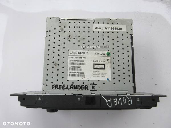 RADIO RADIOODTWARZACZ CD LAND ROVER FREELANDER II - 2