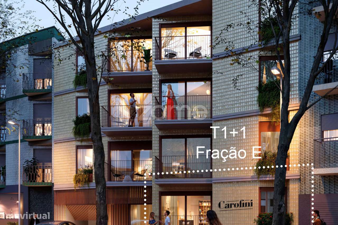 Carofini Apartamento T1+1 frente Matosinhos Sul (Fração E) - Grande imagem: 5/16