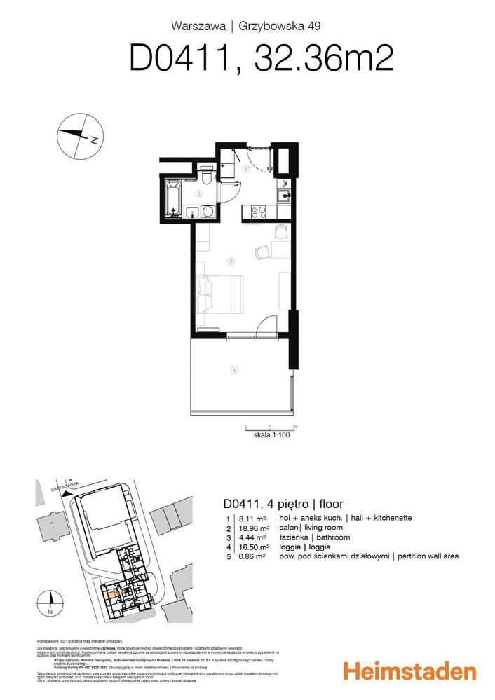 Studio na Woli| Klimatyzacja| Umeblowane| Duża loggia| Bezpośrednio-7