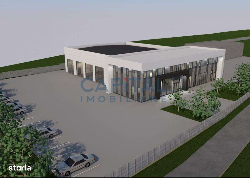 Fara comicion! Teren 10000 mp, front 60 m la DN, A/C HALA service auto - Imagine principală: 2/3