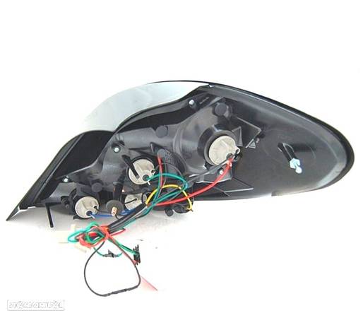 FAROLINS TRASEIROS LED PARA PEUGEOT 207 05.2006 06.2009 CHROME CROMADO - 4