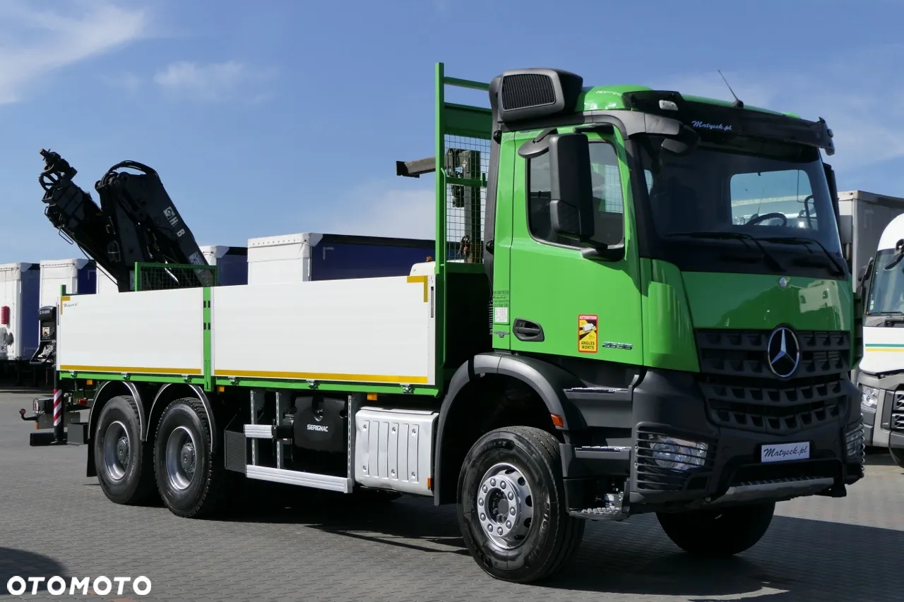 Mercedes-Benz AROCS 2636 / 6x4 / SKRZYNIOWY - 6,4 M /+ HDS HIAB 144 wysów: 10,4 M / EURO 6 / ROTATOR / - 17