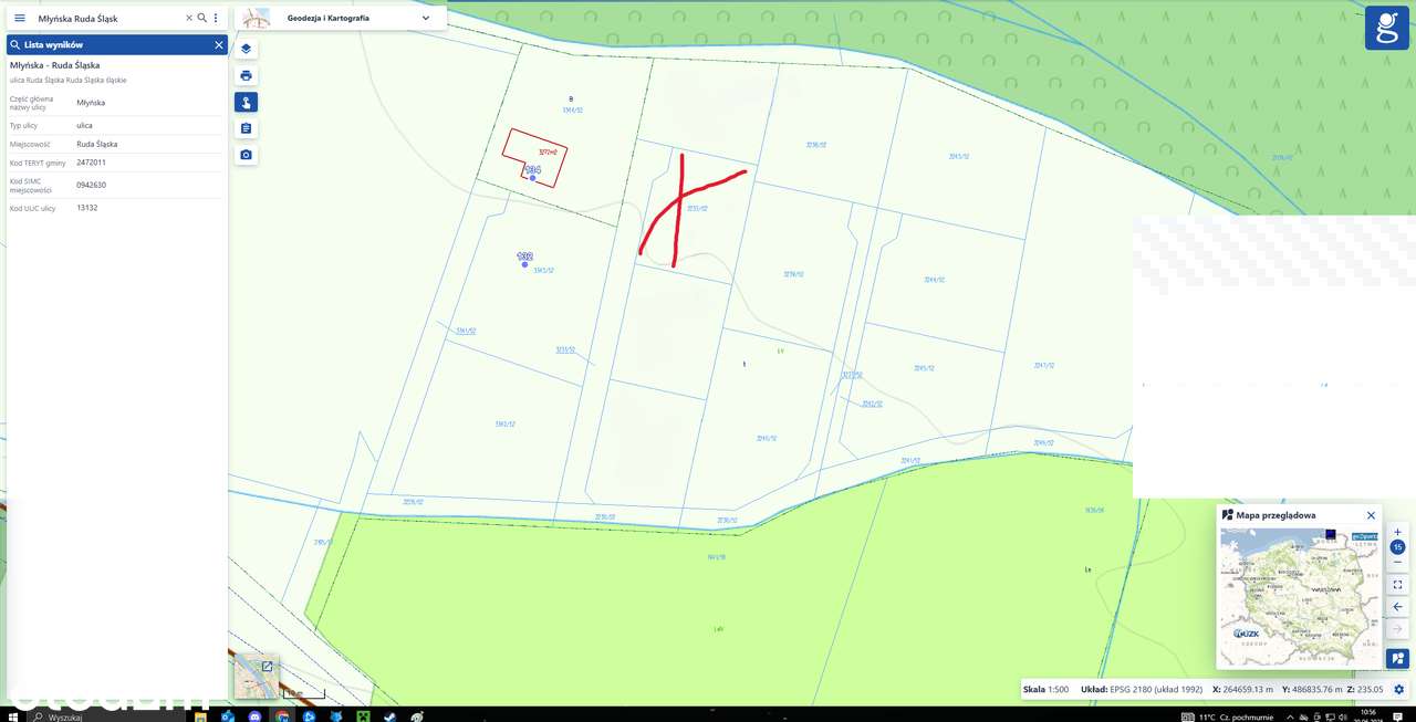 Działka Halemba Młyńska - Pełny obrazek: 2/3