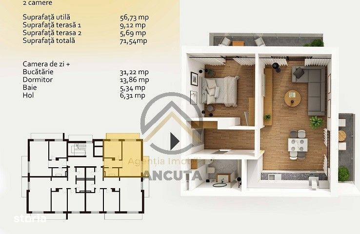 192942-Vanzare Apartamente In Bloc Nou, Buna Ziua, Cluj-Napoca