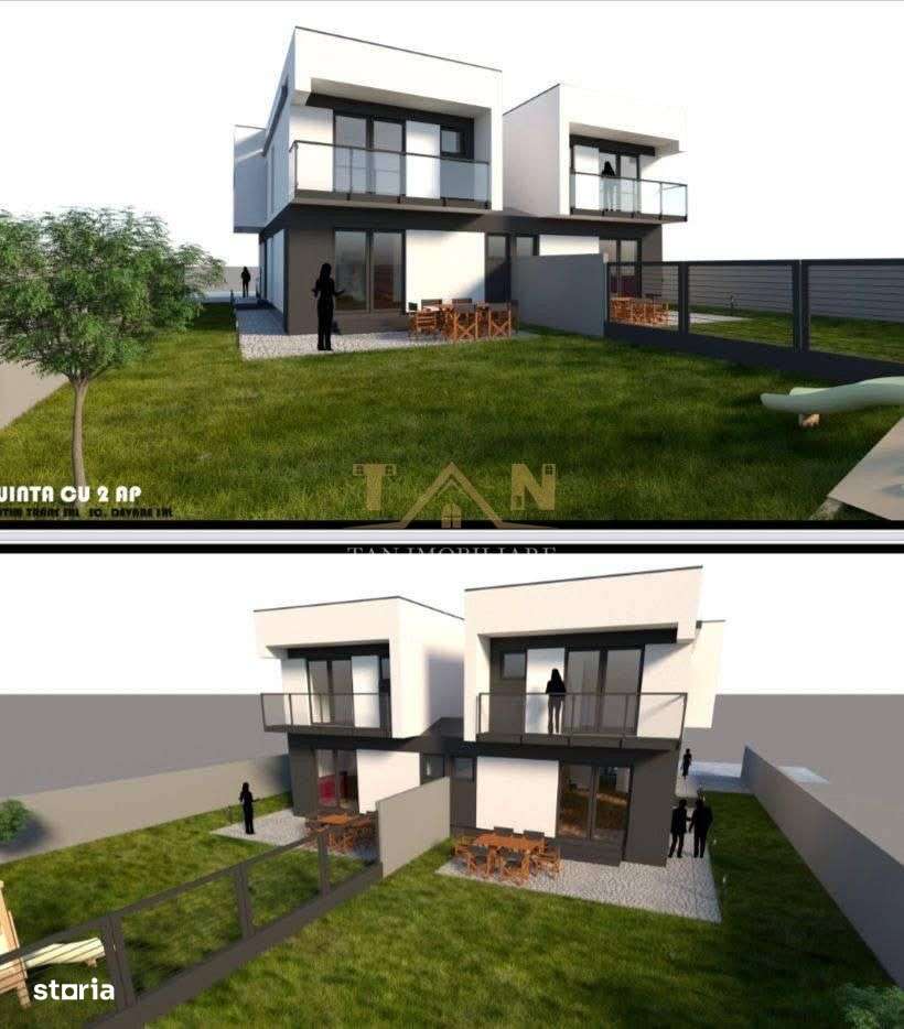 De Vanzare Teren Vatra Veche -Sacalaz cu Proiect de Duplex - Imagine principală: 2/3