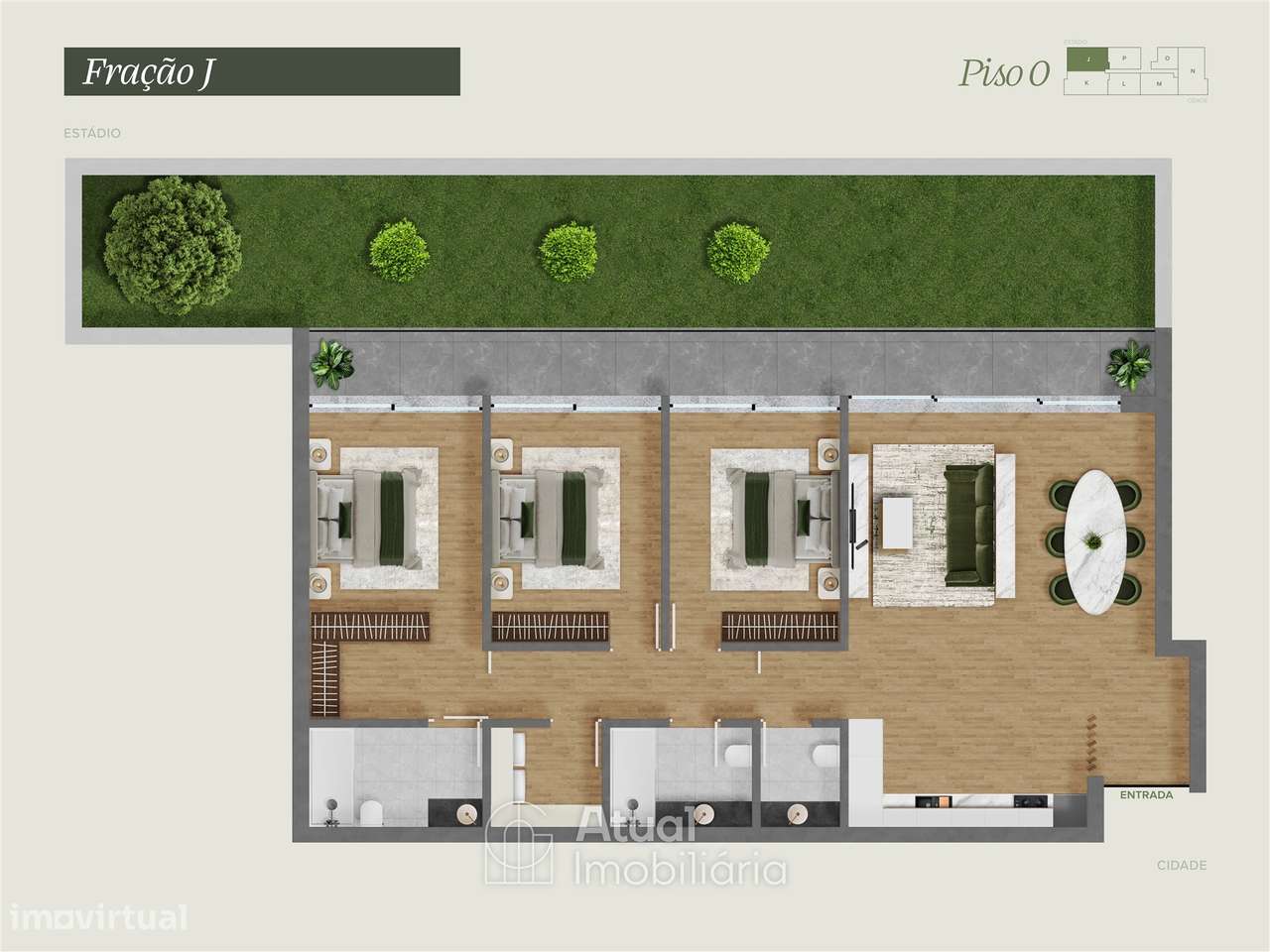 Apartamento T3+1 Venda em Caldas de Vizela (São Miguel e São João),Viz-25