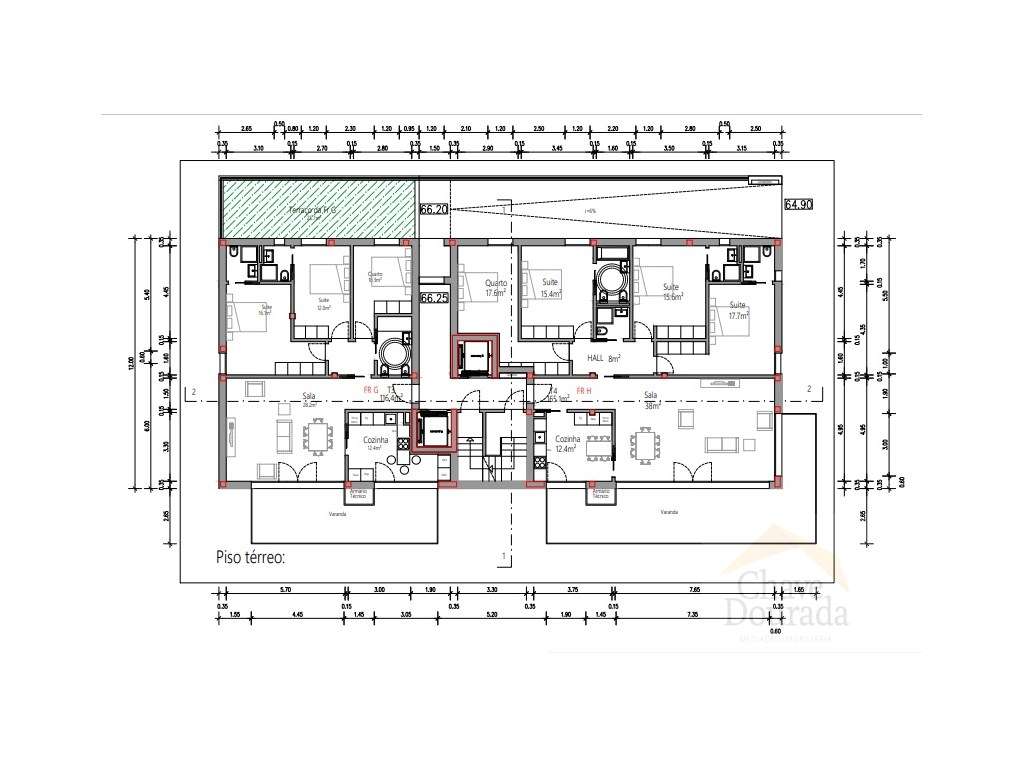 Excelentes T3 NOVOS, em início de construção, junto ao Fórum - Grande imagem: 3/4