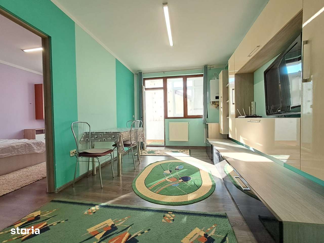 Apartament 2 camere 37 mp, bacon inchis, parcare Floresti-2