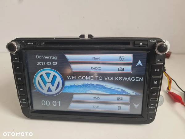 Radio bluetooth dvd vw golf v vi passat b6 caddy touran t5 polo tiguan - 6